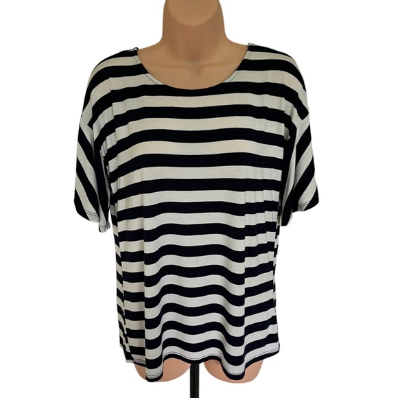 Cable and Gauge Striped Top - Picture 1 of 8